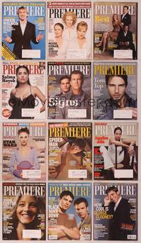 8v020 LOT OF PREMIERE MAGAZINES 12 magazines Jan to Dec 2002, Nicole, Salma, Tom, Mel, Natalie