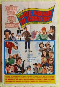 8w538 MGM'S BIG PARADE OF COMEDY 1sh '64 W.C. Fields, Marx Bros., Abbott & Costello, Lucille Ball