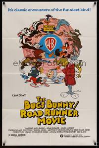 8w114 BUGS BUNNY & ROAD RUNNER MOVIE 1sh '79 Chuck Jones classic comedy cartoon!