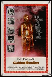 8w312 GOLDEN NEEDLES 1sh '74 Joe Don Baker, whoever owns them can rule the world!
