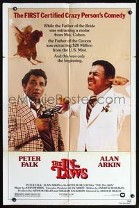 8w414 IN-LAWS 1sh '79 classic Peter Falk & Alan Arkin screwball comedy!