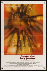 8w420 INVASION OF THE BODY SNATCHERS 1sh '78 Philip Kaufman classic remake of deep space invaders!