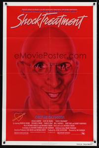 8w741 SHOCK TREATMENT 1sh '81 Rocky Horror follow-up, great artwork of demented doctor!