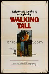 8w936 WALKING TALL style C 1sh '73 Joe Don Baker as Buford Pusser, classic!