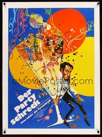 8x131 PARTY linen German '68 best completely different art of Peter Sellers, Blake Edwards