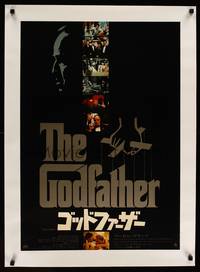 8x234 GODFATHER linen Japanese '72 Francis Ford Coppola classic, cool completely different image!