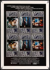 8x391 MYSTERY TRAIN linen 1sh '89 Jim Jarmusch, Masatoshi Nagase, Screamin' Jay Hawkins