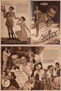 8z225 NEPTUNE'S DAUGHTER German program '51 different images of Red Skelton & Esther Williams!