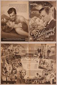 8z241 SEPTEMBER AFFAIR German program '51 William Dieterle, Joan Fontaine & Joseph Cotten!