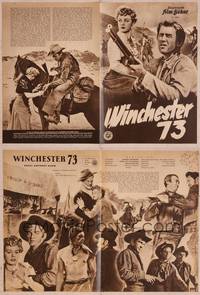 8z258 WINCHESTER '73 German program '51 different images James Stewart w/rifle & Shelley Winters!