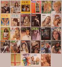 8z022 LOT OF SHOW MAGAZINES 28 magazines '64-73 Marilyn Chambers, Johnny Carson, Diana Rigg & more!