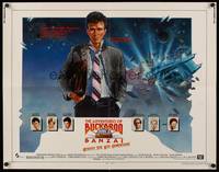 9a219 ADVENTURES OF BUCKAROO BANZAI 1/2sh '84 Peter Weller science fiction thriller!