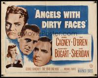 9a232 ANGELS WITH DIRTY FACES 1/2sh R48 James Cagney, Pat O'Brien & Dead End Kids classic!