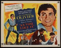 9a240 AS YOU LIKE IT 1/2sh R49 Sir Laurence Olivier in William Shakespeare's romantic comedy!