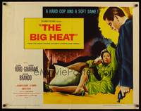 9a268 BIG HEAT 1/2sh R59 great pulp art of Glenn Ford & sexy Gloria Grahame, Fritz Lang noir!