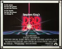 9a339 DEAD ZONE 1/2sh '83 David Cronenberg, Stephen King, he has the power to see the future!