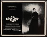 9a356 ELEPHANT MAN 1/2sh '80 John Hurt is not an animal, David Lynch, Anthony Hopkins!