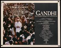 9a383 GANDHI 1/2sh '82 Ben Kingsley as The Mahatma, directed by Richard Attenborough!