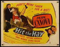 9a433 HIT THE HAY 1/2sh '45 Judy Canova's hunting beau Ross Hunter with arrows and scores!