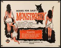 9a548 MONSTROSITY 1/2sh '64 graverobbers want beautiful bodies to sell!