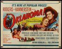 9a573 OKLAHOMA 1/2sh '56 Gordon MacRae, Shirley Jones, Rodgers & Hammerstein musical!