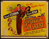9a588 PATRICK THE GREAT 1/2sh '44 wacky image of Donald O'Connor & Peggy Ryan!