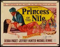 9a603 PRINCESS OF THE NILE 1/2sh '54 sexy full-length art of barely-dressed young Debra Paget!