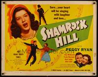 9a655 SHAMROCK HILL 1/2sh '49 Arthur Dreifuss, close-up of singing Peggy Ryan!