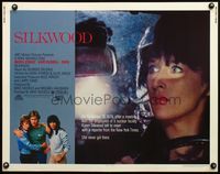 9a657 SILKWOOD 1/2sh '83 Meryl Streep, Cher, Kurt Russell, Mike Nichols!