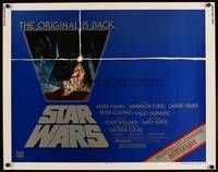 9a678 STAR WARS 1/2sh R82 George Lucas classic sci-fi epic, great art by Tom Jung!