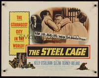 9a680 STEEL CAGE 1/2sh '54 Paul Kelly is a criminal inside San Quentin prison!
