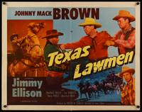 9a703 TEXAS LAWMEN 1/2sh '51 cool images of cowboys Johnny Mack Brown, Jim Ellison!