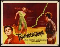 9a720 THUNDERSTORM style A 1/2sh '56 a tempest lies flesh-deep in bad sexy Linda Christian!
