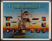 9a724 TIME BANDITS 1/2sh '81 John Cleese, Sean Connery, art by director Terry Gilliam!