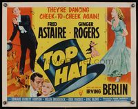 9a730 TOP HAT 1/2sh R53 great artwork of Fred Astaire & pretty Ginger Rogers!