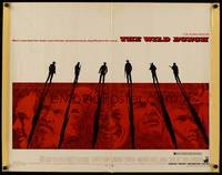 9a787 WILD BUNCH 1/2sh '69 Sam Peckinpah cowboy classic, William Holden & Ernest Borgnine!