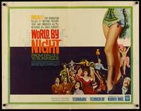 9a794 WORLD BY NIGHT 1/2sh '61Luigi Vanzi's Il Mondo di notte, sexy Italian showgirls!