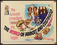 9a795 WORLD OF ABBOTT & COSTELLO 1/2sh '65 Bud & Lou's greatest laughmakers!