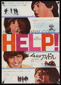 9a002 HELP Japanese '65 The Beatles, John, Paul, George & Ringo, great different image!