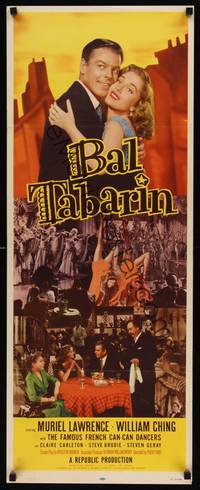 9b045 BAL TABARIN  insert '52 Muriel Lawrence & the sexy Famous French Can-Can Dancers!