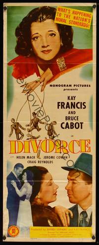 9b149 DIVORCE   insert '45 Kay Francis has men on a string, Bruce Cabot!