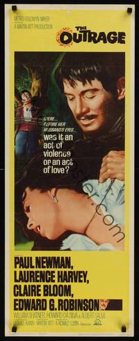 9b391 OUTRAGE   insert '64 Paul Newman as a Mexican bandit in a loose remake of Rashomon!