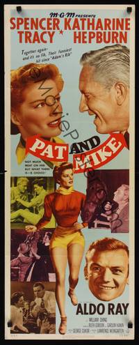9b398 PAT & MIKE  insert '52 not much meat on Katharine Hepburn but what there is, is choice!