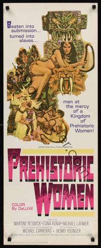 9b407 PREHISTORIC WOMEN   insert '66 Slave Girls, art of sexiest cave babe with whip!