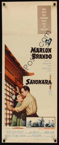 9b456 SAYONARA  insert '57 Marlon Brando, Miiko Taka, Patricia Owens