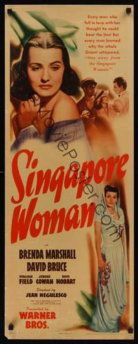 9b477 SINGAPORE WOMAN  insert '41 sultry Brenda Marshall finds true love after an abusive marriage!