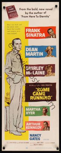 9b488 SOME CAME RUNNING  insert '59 art of Frank Sinatra w/Dean Martin, Shirley MacLaine
