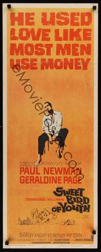 9b516 SWEET BIRD OF YOUTH  insert '62 Paul Newman, Geraldine Page, from Tennessee Williams' play!