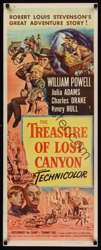 9b560 TREASURE OF LOST CANYON  insert '52 William Powell in Robert Louis Stevenson adventure!
