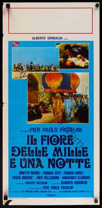 9b628 ARABIAN NIGHTS   Italian locandina '74 Pier Paolo Pasolini's Il Fiore delle Mille e una Notte!